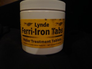 Ferri-Iron Tabs for Swimming Pools