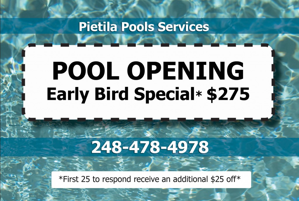 Click here to schedule your swimming pool opening!