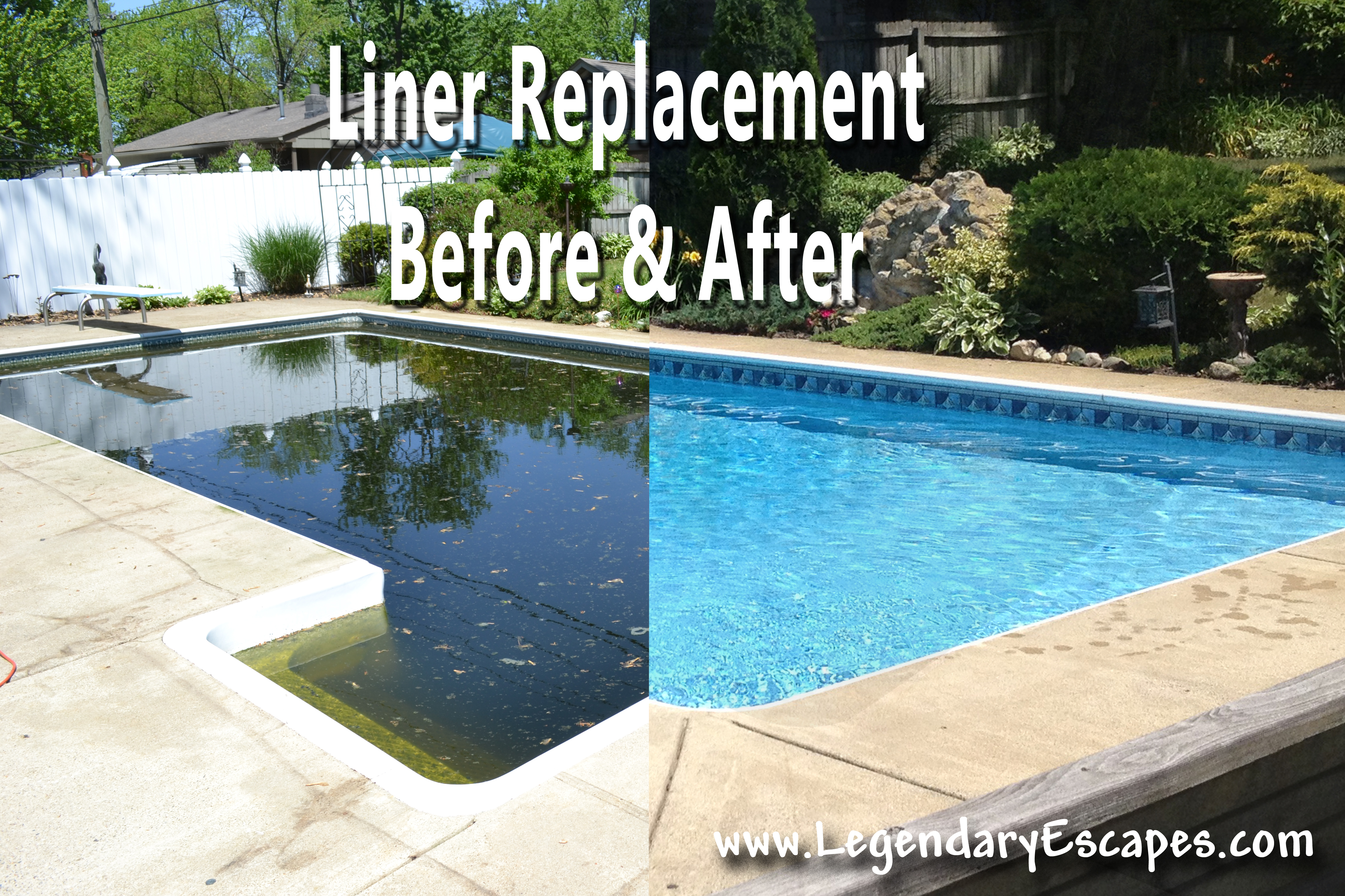 Liner Replacement Before and After