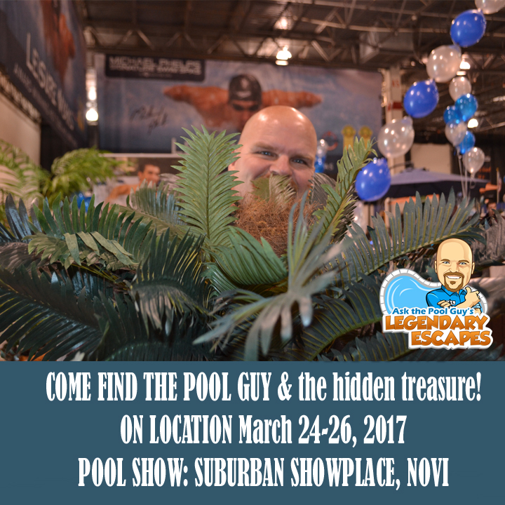 Visit the Pool Guy and Find Hidden Treasure! Novi Backyard Pool and Spa