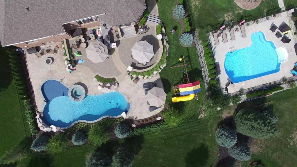 Shelby Township Michigan Hybrid Pool by Legendary Escapes