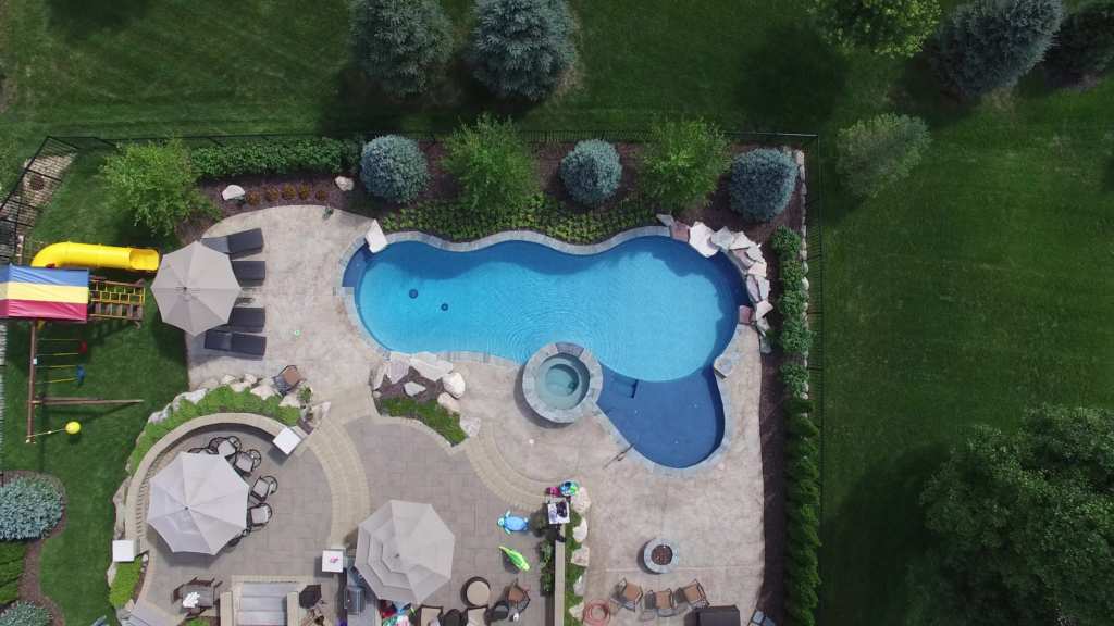 Shelby Township Michigan Hybrid Pool by Legendary Escapes