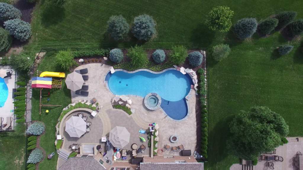 Shelby Township Michigan Hybrid Pool by Legendary Escapes